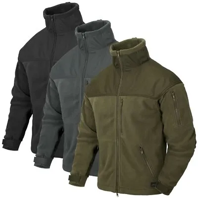 Buy Helikon Mens Classic Army Fleece Jacket Military Reinforced Shoulder & Elbows • 49.95£