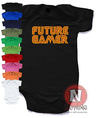 Buy Naughtees Clothing Future Gamer Cute Gaming Babygrow Baby Suit Vest Xbox  • 5.99£