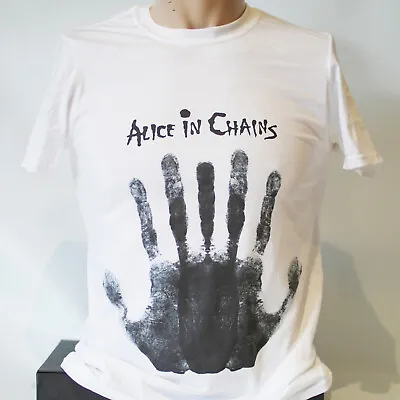 Buy Alice In Chains Metal Punk Rock Short Sleeve White Unisex T-shirt S-5XL • 14.99£