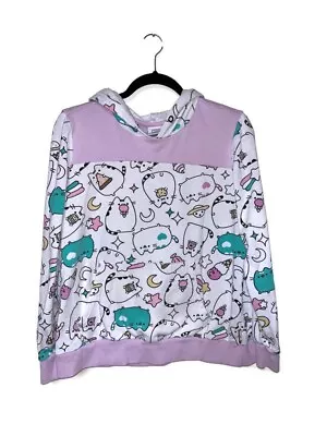 Buy Pusheen Cat Large Hoodie Kawaii Anime Sweatshirt • 28.34£