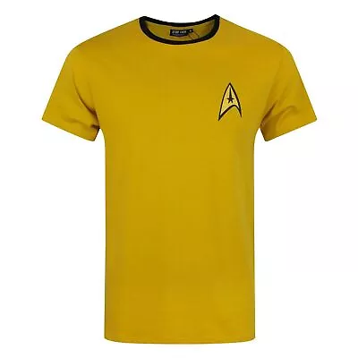 Buy Star Trek Official Mens Command Uniform T-Shirt NS4530 • 14.39£