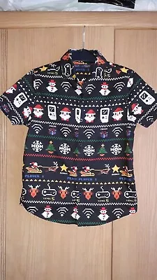 Buy Next. Kids Christmas Gamer Short Sleeved Shirt. Age 7. Jumper. Pixels.  • 4.99£