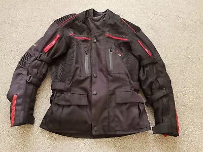 Buy Weise All Seasons Motorbike Jacket Black/red Size M • 35£