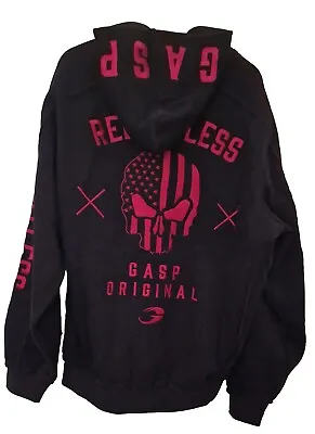 Buy UK XL. Original GASP Relentless Hoodie. Black/Red. Ltd Edition. New+tags. Gym.  • 245.95£