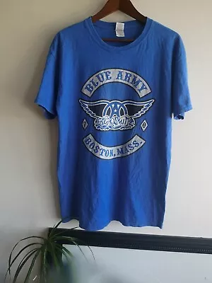 Buy Aerosmith  Blue Army  Tshirt Mens Large (2015 Tour)  • 20£