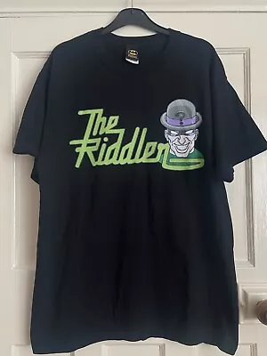 Buy Vintage Batman The Riddler Edward Nygma Gildan Ultra Cotton T-Shirt Size Large • 24.99£