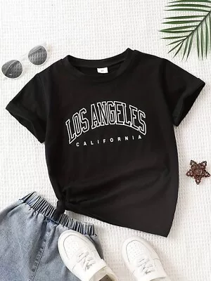 Buy Los Angeles California Kids T-shirt Brand New 8 Years Black • 4.50£