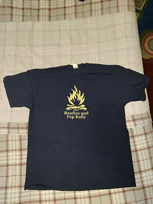 Buy PITT | UNIVERSITY OF PITTSBURGH ANNUAL BONFIRE & RALLY 2003 Blue XL T-Shirt • 18.93£
