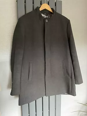 Buy Men’s Ben Sherman Grey Pea Coat Size 46R • 25.99£