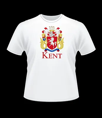 Buy Kent Dover Canterbury Cathedral Castle Coat Of Arms T Shirt XS S M L XL 2L 3L • 12.99£