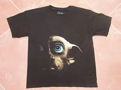 Buy Childs Size Medium Harry Potter / Dobby Motif T-shirt - Black Mix Short Sleeve • 3.49£