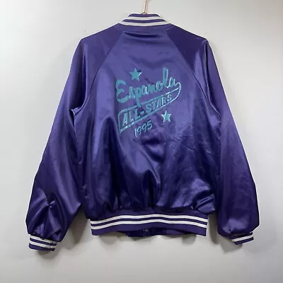 Buy Hartwell Sports Varsity Jacket Size Medium Purple Espanol All-Stars 1995 Women’s • 17.95£