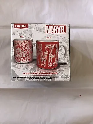 Buy Paladone Marvel Logo Heat Change Mug | Officially Licensed Superhero Merch • 6.49£