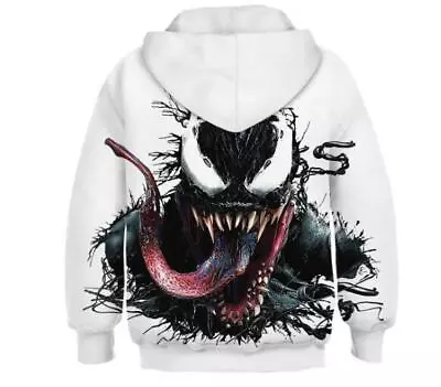 Buy Kids Hoodies Venom Boys Girls Sweat Shirt Teens Jumper Sweater Tops Hooded Novel • 21.27£