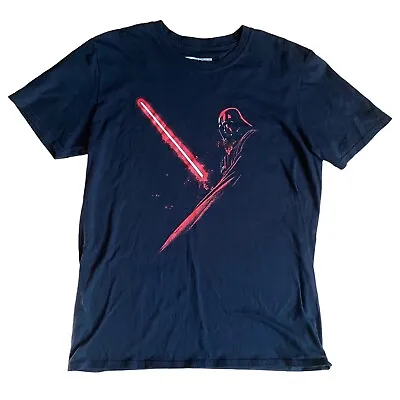 Buy Mens Star Wars Darth Vader T-Shirt Black Red Size  Urban Species Medium • 10£