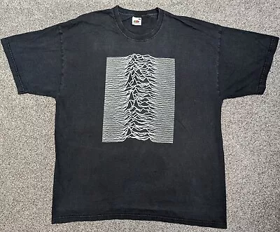 Buy Vintage Early 2000s Joy Division Unknown Pleasures T-shirt XL Faded • 70£