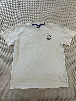 Buy Chelsea FC Football T Shirt Mens Large Team Crest Top Large • 0.99£