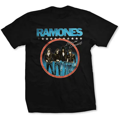 Buy The Ramones Live In Concert Official Tee T-Shirt Mens Unisex • 15.99£
