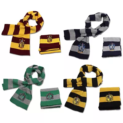 Buy Harry Potter Scarf Gryffindor Slytherin Wizard Cosplay Costume For Adult Kids UK • 4.89£