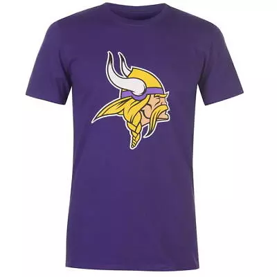 Buy Mens Official Nfl Minniesota Vikings Short Sleeve Crew Neck Shirt T-shirt Top • 14.95£