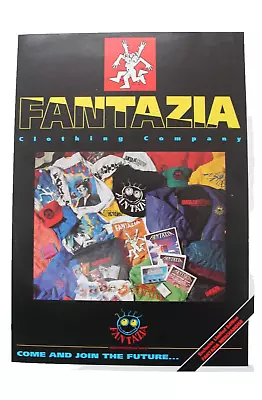 Buy ORIGINAL 90's FANTAZIA CLOTHING COMPANY RAVE FLYER - Keep It Sweet Vintage • 3£