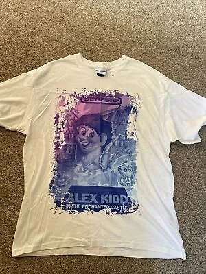Buy Mens Sega Mega Drive Alex Kidd The Enchanted Castle Genesis T-shirt Mens Large • 10£