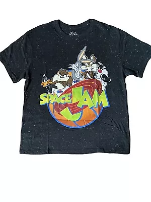 Buy Space Jam Looney Toons 90's Mens Tune Squad Team T Shirt Confetti Size XL • 12£
