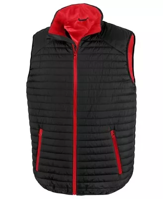 Buy Personalised Custom Result Thermoquilt Gilet Waistcoat Jacket Full-zip R239X • 21.99£