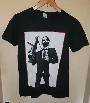Buy Marilyn Manson T Shirt Size S Mask And Gun Metal Goth Rock Shock • 11.99£