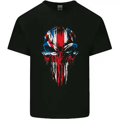Buy Union Jack Flag Skull Gym MMA Biker Britain Mens Cotton T-Shirt Tee Top • 11.99£