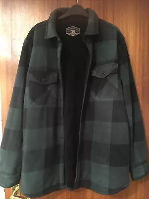 Buy Large Checked Fleecy Shirt / Jacket By Freedom Foundry • 10£