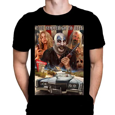 Buy GO TO HELL - DEVIL'S REJECTS - T-Shirt - Sizes S - 5XL - Rob Zombie Horror • 22.95£