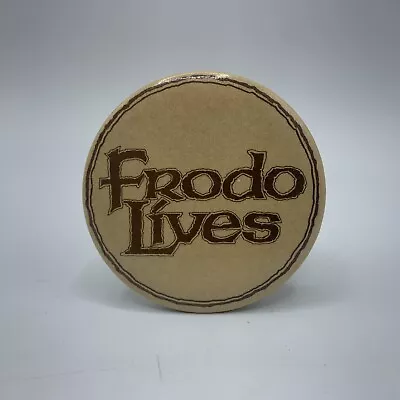 Buy Frodo Lives 1978 Pinback Button Pin LOTR Hobbit Tolkien Enterprises • 37.89£