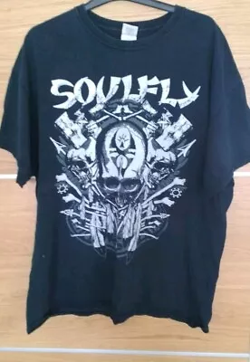 Buy Soulfly Savages 2014 World Tour T Shirt • 9.99£