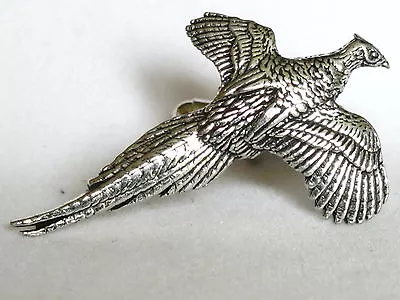 Buy Pheasant Flying Pewter Cufflinks Game Bird Shoot Fine Gift Mens Jewellery Boxed • 17.95£