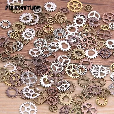 Buy Steampunk Mixed Set Cogs Gears Cyber Punk Crafts Watch Charms Jewellery HD044 • 4.29£