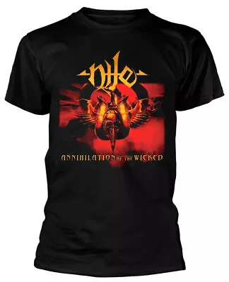 Buy Nile Annihilation Of The Wicked Black T-Shirt NEW OFFICIAL • 16.59£
