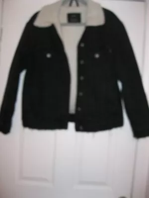 Buy Bershka Denim Dark Navy Colour Distressed Jacket Size - S • 20£