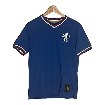 Buy Chelsea Football Club Retro Mens Slim Fit T-Shirt Rampant Lion Emblem  • 9.99£