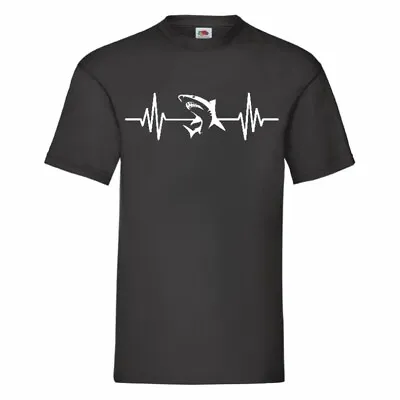 Buy Shark Heartbeat T Shirt Small-2XL • 10.79£