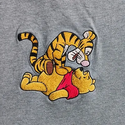 Buy Vintage Winnie The Pooh Embroidered Whinny/Tigger T-Shirt Disney Mickey Inc Sz L • 19.27£