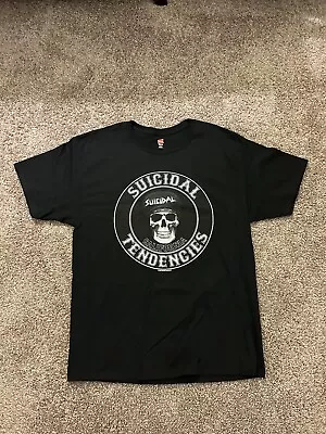 Buy Suicidal Tendencies Shirt Tour Tee 2015 Size Large Tagless Black • 31.57£