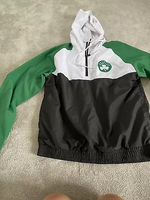 Buy New Era Celtics White, Black , Green , Jacket Men's Size M • 20£