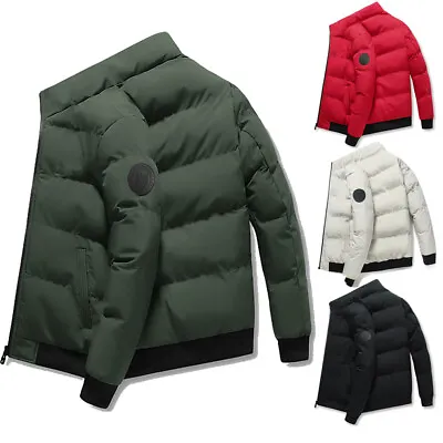 Buy Men's Winter Outdoor Warm Jacket Short Down Jacket Cotton Coat Sweat Jacket • 24.99£