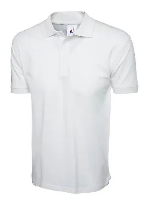 Buy Mens Cotton Rich Short Sleeve Polo T Shirts - SPORT GOLD UNIFORM CASUAL SHIRT • 10.95£