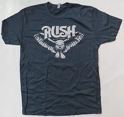 Buy Rush - Fly By Night Official Blue T-shirt - Size L - Brand New • 14.99£
