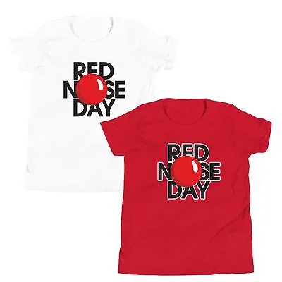 Buy Red Nose Day T Shirt Comic Relief 2024 Charity Family Funny Men Women Kids Top • 9.99£