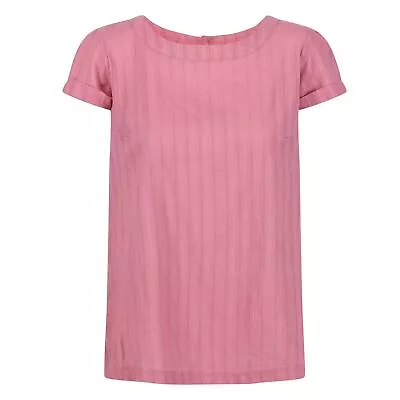 Buy Regatta Womens/Ladies Jaelynn Dobby Cotton T-Shirt RG7212 • 14.29£