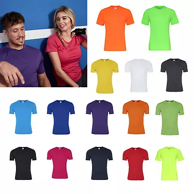 Buy AWDis Just Cool Smooth T-Shirt - Men's Polyester Gym/Summer/Sports/Running Tee • 10.19£