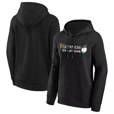 Buy Guinness Six Nations Primary Logo Graphic Hoodie - Black - Womens • 27.50£